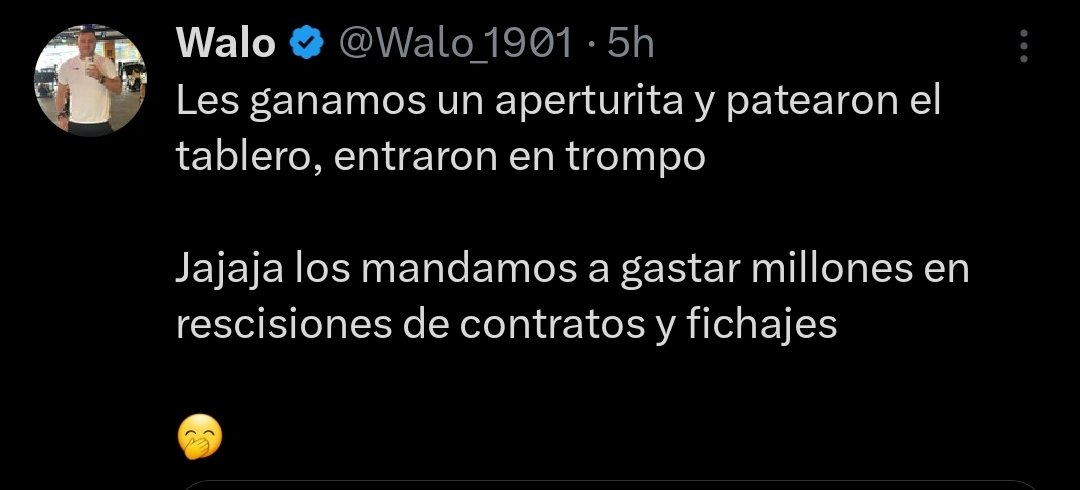 TheBandidog's tweet photo. El acuchillao este de @Walo_1901  no se acuerda que los tuvimos así 3 años seguidos cambiando todo su plantel? Jajajajajaja tarao de mrda entraron en trompo dice jajajajajajajajajajajajajajajaja con ese equipo no nos pudieron ganar en el ex clásico 😙😙 https://t.co/SQCiNDOGyC