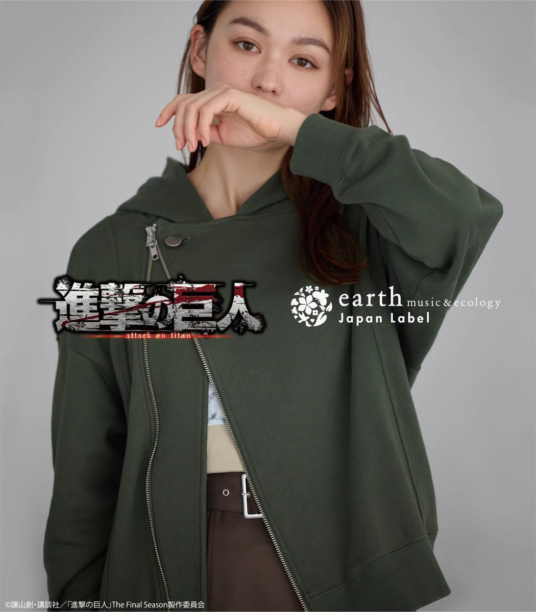 進撃の巨人 公式コラボワンピース 2枚セット earth Japan Label on X: 