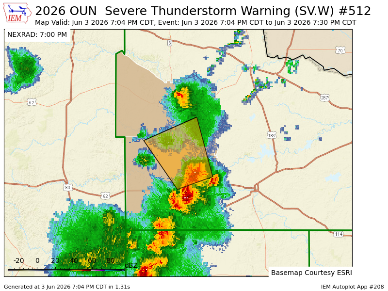 TexasStormAlert's tweet photo. OUN issues Severe Thunderstorm Warning [wind: 60 MPH (RADAR INDICATED), hail: 1.00 IN (RADAR INDICATED)] for Foard, Knox [TX] till 7:30 PM CDT https://t.co/wGj7vP3XHW https://t.co/U6h13t4H3D