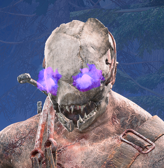 Cykosu's tweet photo. I've always wondered why Survivors get Twitch Shirts and the Charm but Killer Players don't get something equivalent to the shirts? Even if it was something simple as turning the Frosty Eyes purple and calling them "Twitchy Eyes", or purple weapon recolors?

#DBDCreator https://t.co/EuxOPgVuPH