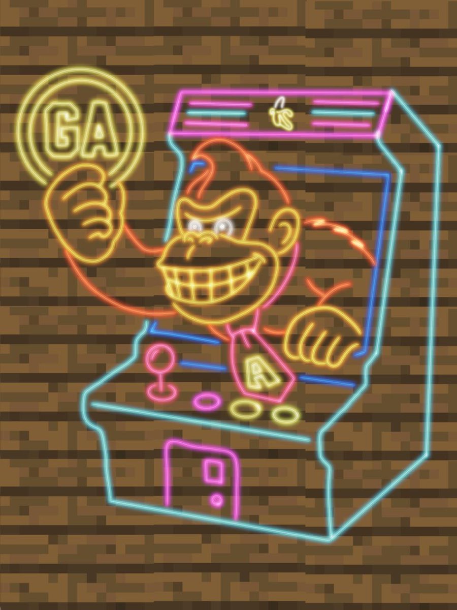 SunnySamira's tweet photo. Aportación para el #geoarcade
Se me ocurrió que podía tener letreros neón como a los que he ido
Por favor ignoren mis trazos chuecos, se me resbala la pluma en el ipad jajajaj
#aldogeo #qsmp #aldoqsmp https://t.co/u4wBDNCgJb
