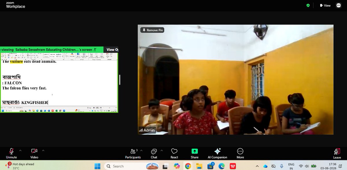 IBhalotia's tweet photo. Online session in Science , for the students of Offer, as part of the Educating Children for Life project ✨ 

#eduatingchildrenforlife #ECFL #CSR #csrproject #PETRONETchildrensupportspecialoccasion https://t.co/WrCtxNA95P