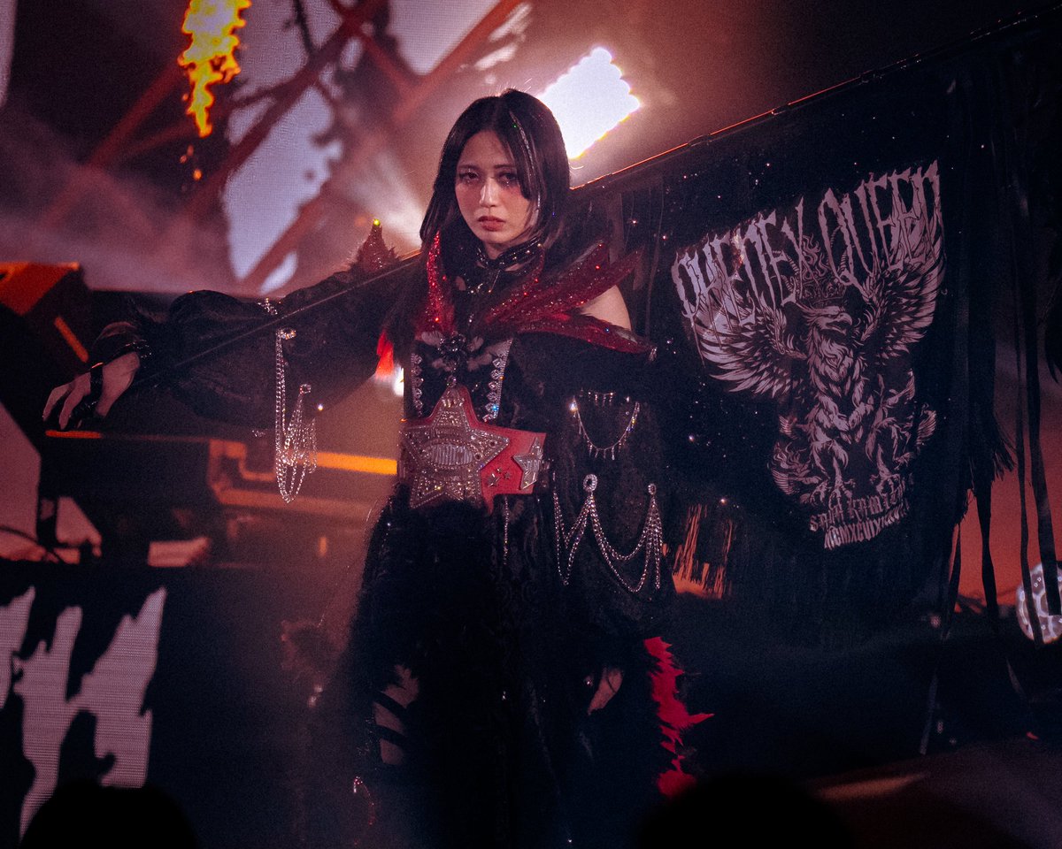 YUICH_RO's tweet photo. 🔥🖤🐦‍⬛🖤🔥
#STARDOM 4.26
#上谷沙弥 https://t.co/yY4hKix5Xr