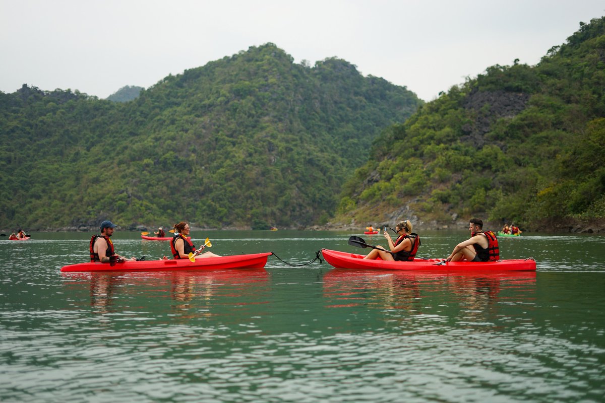 CruisesMon's tweet photo. 📸 Every journey holds moments worth remembering — the gentle ripples of Lan Ha Bay, the laughter shared while kayaking, and the peaceful beauty captured through every lens.
📞 Hotline / WhatStapp: +84 984 749 958
🌐 Website: https://t.co/vEf6VNYyLg
#MonCheriCruises #LanHaBay https://t.co/XiM8XdemIi