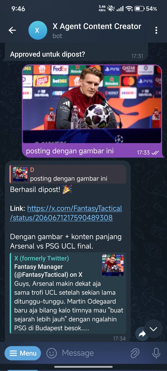 Fantasy Manager tweet media