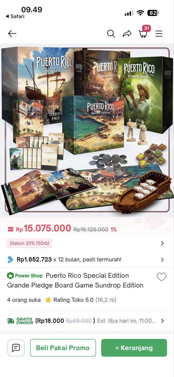 echattar's tweet photo. 15 juta buat Boardgame + expansion 🙇🏻 https://t.co/nTSIx3hMfy
