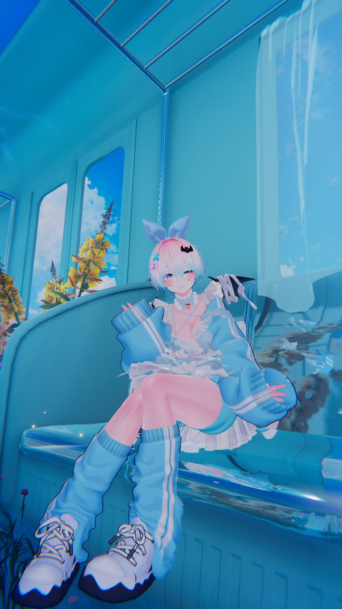 水色ちゃん໒꒱ おはようございます！
