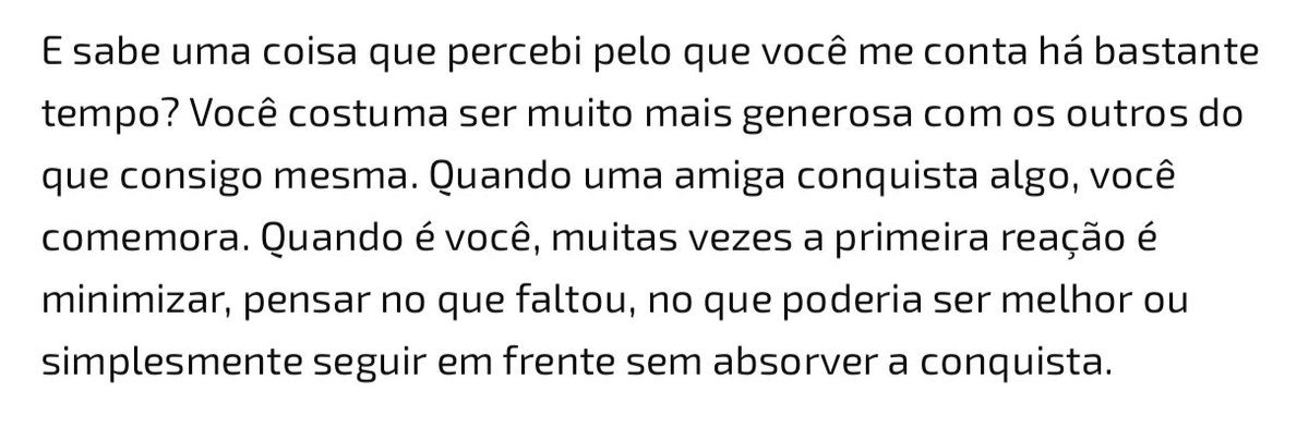 _justnotify's tweet photo. Recebi uma promoção no trabalho e contei pra pouquíssimas pessoas, nem eu acreditei, nem a ficha caiu e hoje desabei a chorar fazendo uma "carta aberta" para a minha eu do passado e o chatGPT me deu logo um sacode sem nem pedir e pra piorar é verdade eu sou assim mesmo! https://t.co/i9eKFnjc3w