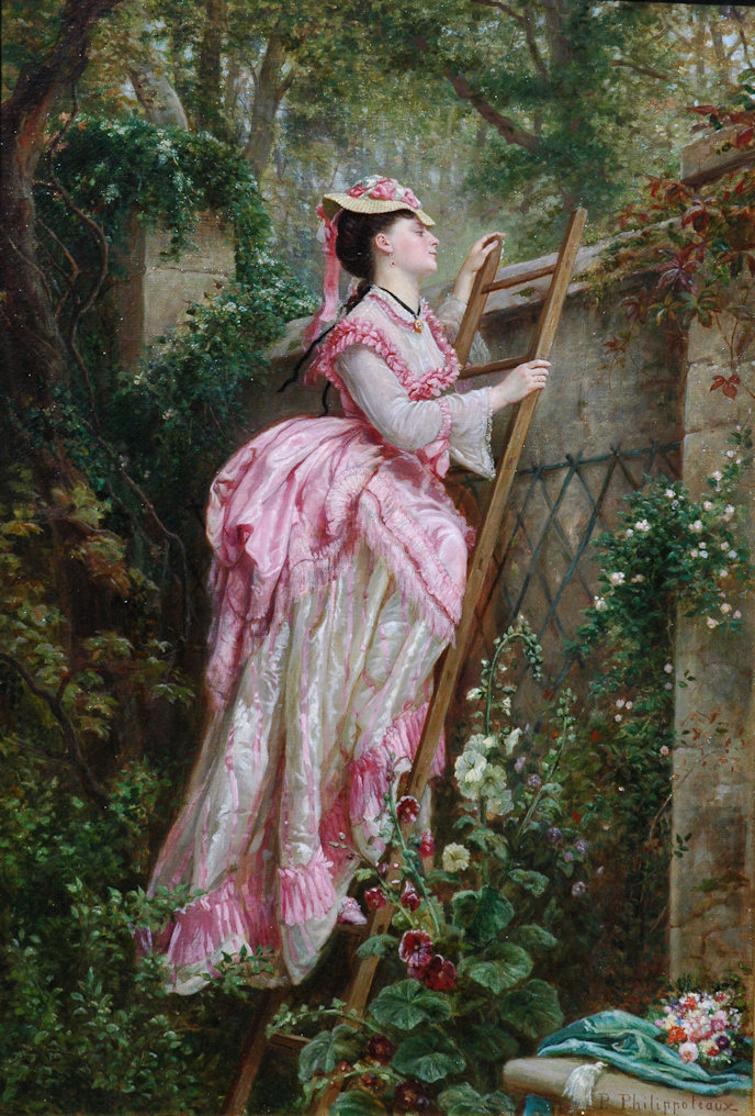 wikivictorian's tweet photo. The Spy, by French painter Paul Dominique Philippoteaux (19th century). In private collection. https://t.co/7P60FR44PB