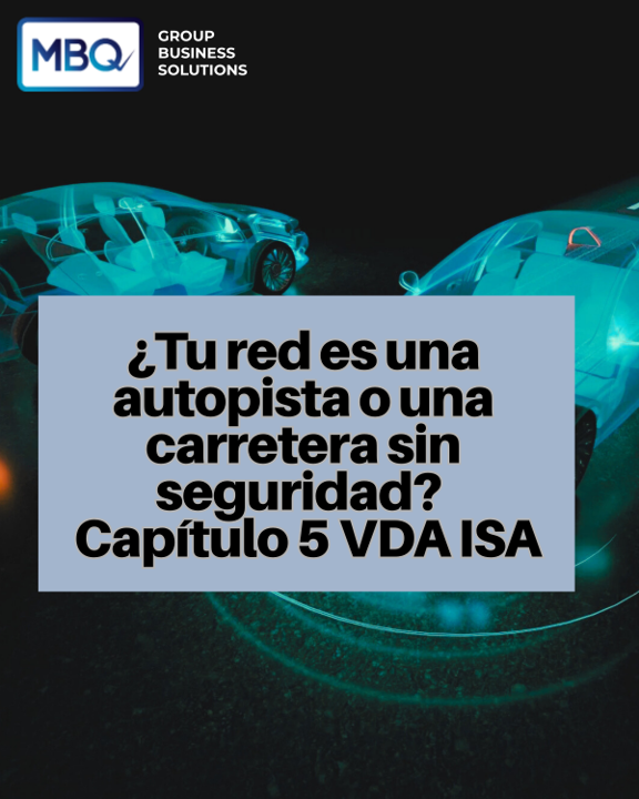 MBQ_Group's tweet photo. ¿El Cap 5 de VDA ISA te abruma?🛡️ 
¿AL2 o AL3? Prepárate para #TISAX con expertos. Haz tu IT a prueba de todo: 
🌐 https://t.co/jZyMlucASb

#Ciberseguridad #SeguridadIT #tisax #mbq https://t.co/RXU2fwuHdR