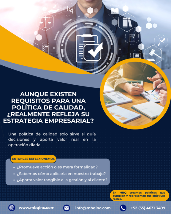 MBQ_Group's tweet photo. ✨El liderazgo en calidad no se mide por discursos ni certificados, sino por decisiones que transforman.

¿Ya tomaste la más importante para tu organización?

En MBQ te ayudamos a implementarla.
🌐 https://t.co/jZyMlucASb

#ISO9001 #Calidad #Liderazgo #GestiónDeCalidad #MBQ https://t.co/0UqEX7GD6E