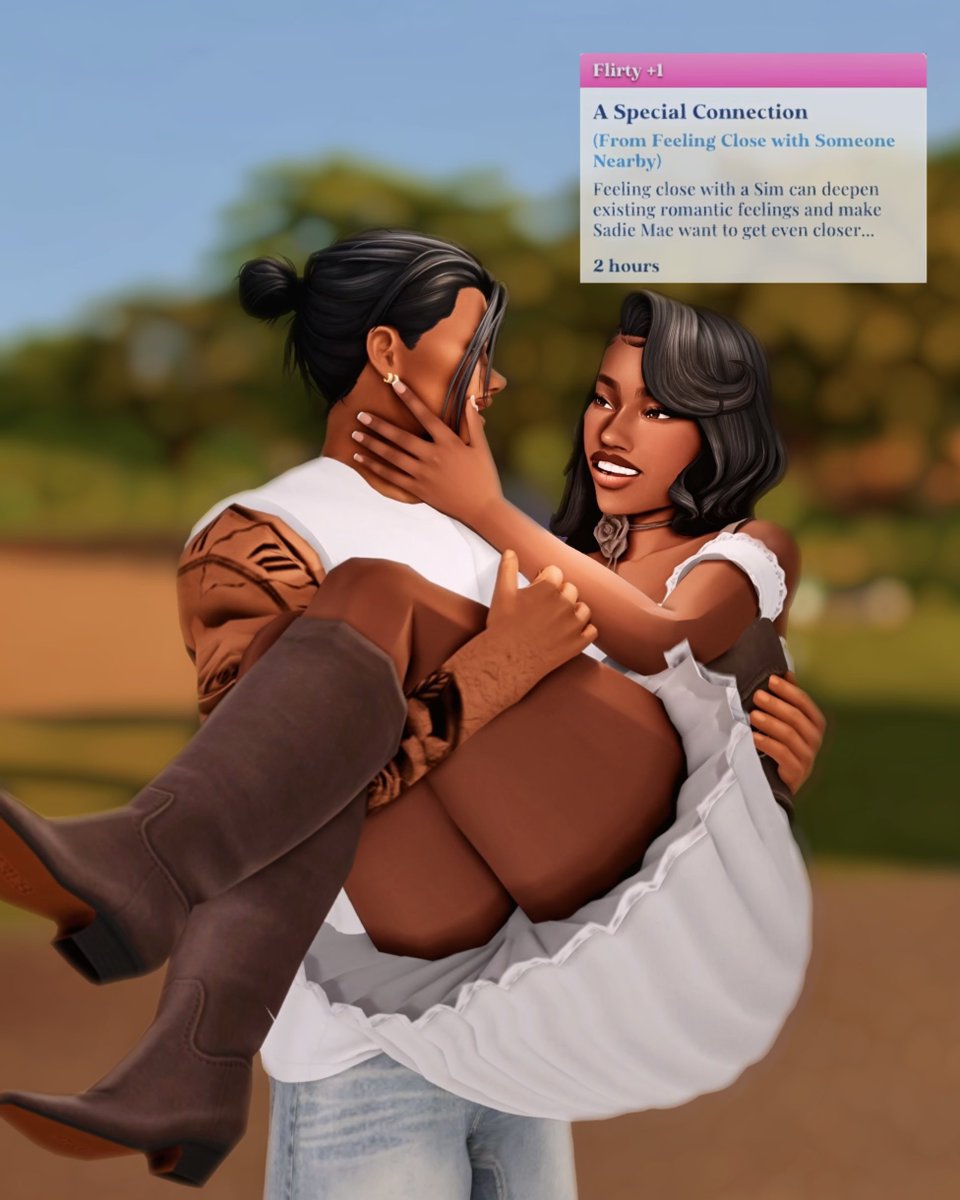 memesiims's tweet photo. Wren brought Sadie to the family Ranch and gave her a lesson 🏇🏽🌻🐔
#TS4 https://t.co/ro5tlshOPd