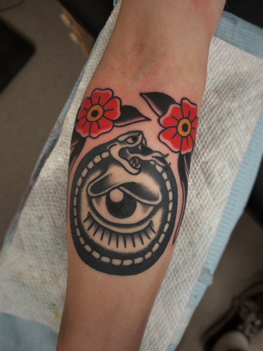hebb's tweet photo. Fresh flowers, touched up snake https://t.co/YfPdd1Qxv6
