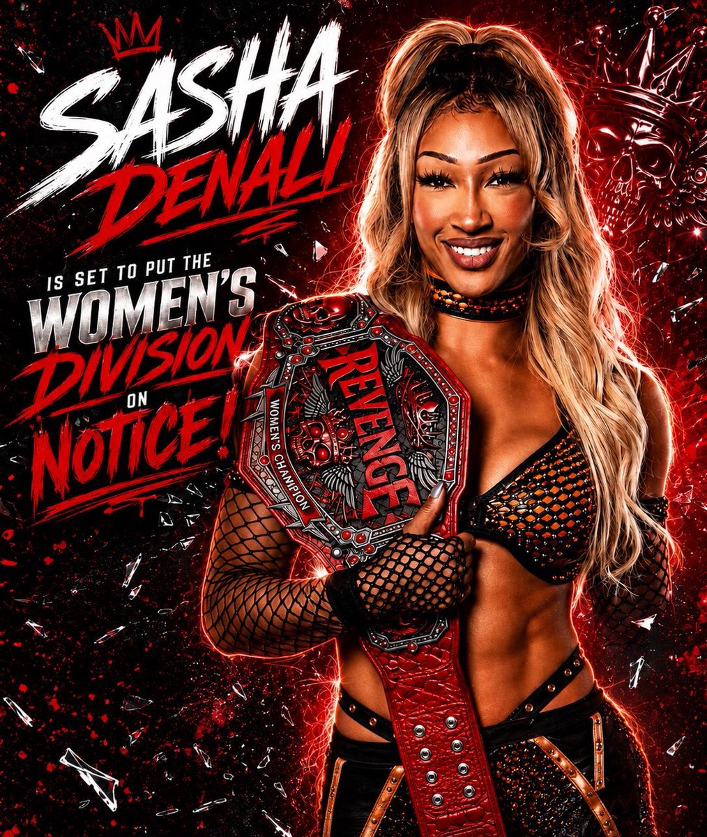 EngageInRevenge's tweet photo. 𝐑𝐄𝐕𝐄𝐍𝐆𝐄 Women’s Champion @LadyVengecnce is set to put the entire women’s division ON NOTICE. What message does the champion have in store for the locker room? Tune in LIVE this FRIDAY to find out! https://t.co/20QesaCM6N