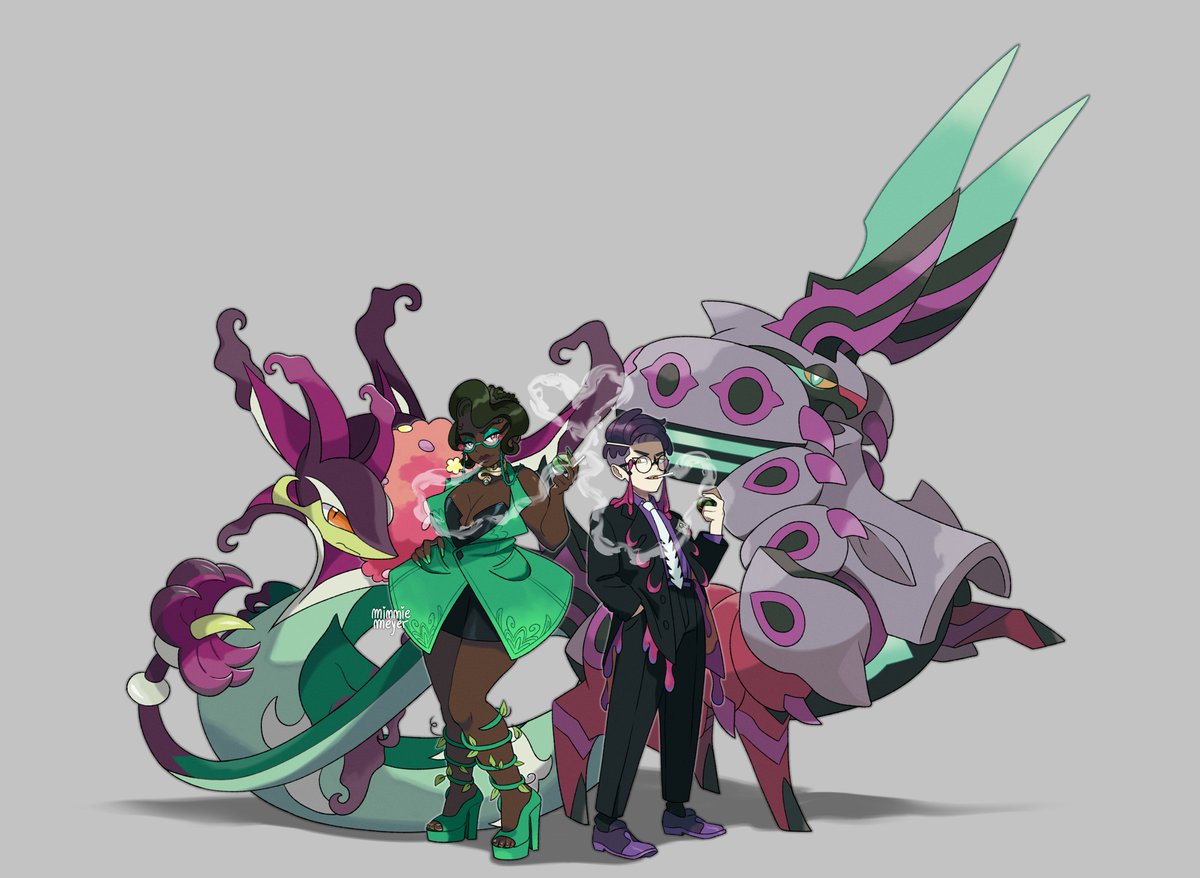 minnie_meyer_'s tweet photo. 💜Commissions from two lovely clients💚

#Pokemon #VGenComm #PokemonTrainer #PokémonLegendsZA https://t.co/cn3uMSkmuE