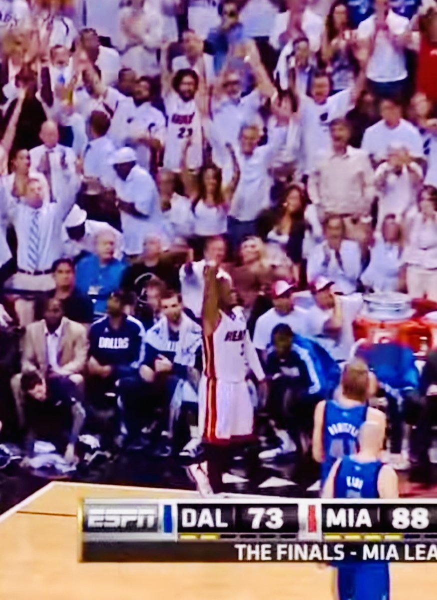 BLMarkFenn's tweet photo. @SportsSturm @swish41 And epic game 2 q4 run started off after the Wade 3 right in front of us. To this day one best basketball experiences ever!! https://t.co/9BbUP58SeP