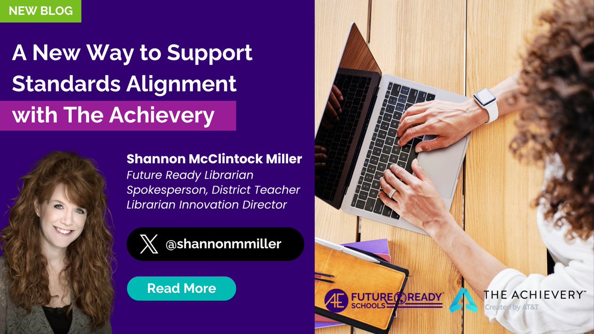 thomascmurray's tweet photo. Are you struggling to match lessons to state standards? As educators, we are always looking for ways to balance engagement with accountability - finding resources that not only capture students’ attention but also align to the standards we are expected to teach.  The Achievery from @ATTImpact streamlines the search so you can find standard-aligned lessons in seconds.

@ShannonMMiller breaks it down in her blog for @FutureReady: https://t.co/GHSAyPoynb