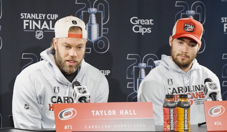 WITN's tweet photo. Canes turning the page for Game 2 of the Stanley Cup.

Puck-drop is set for 8 p.m. Thursday in Raleigh. 
https://t.co/MvhxnePgpC https://t.co/HCiJyNCeGz