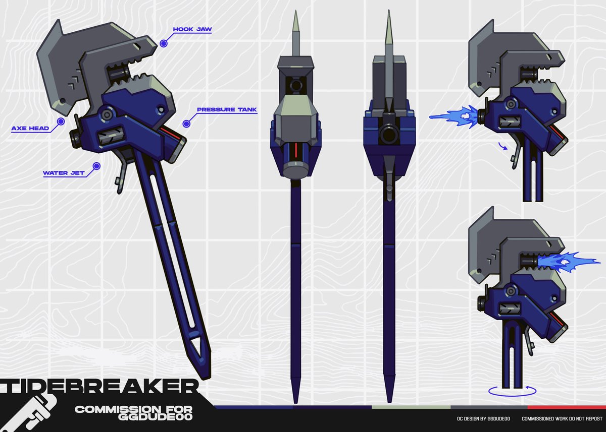 heromedley's tweet photo. weapon design comm for ggdude! https://t.co/VgSzl4ASnd
