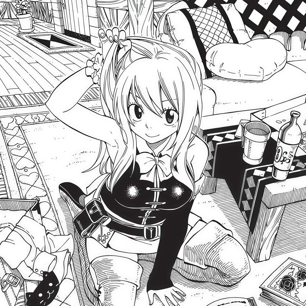 leo_sing96's tweet photo. 🩷 #Lucy Heartfilia panels https://t.co/wbaGwt78UC