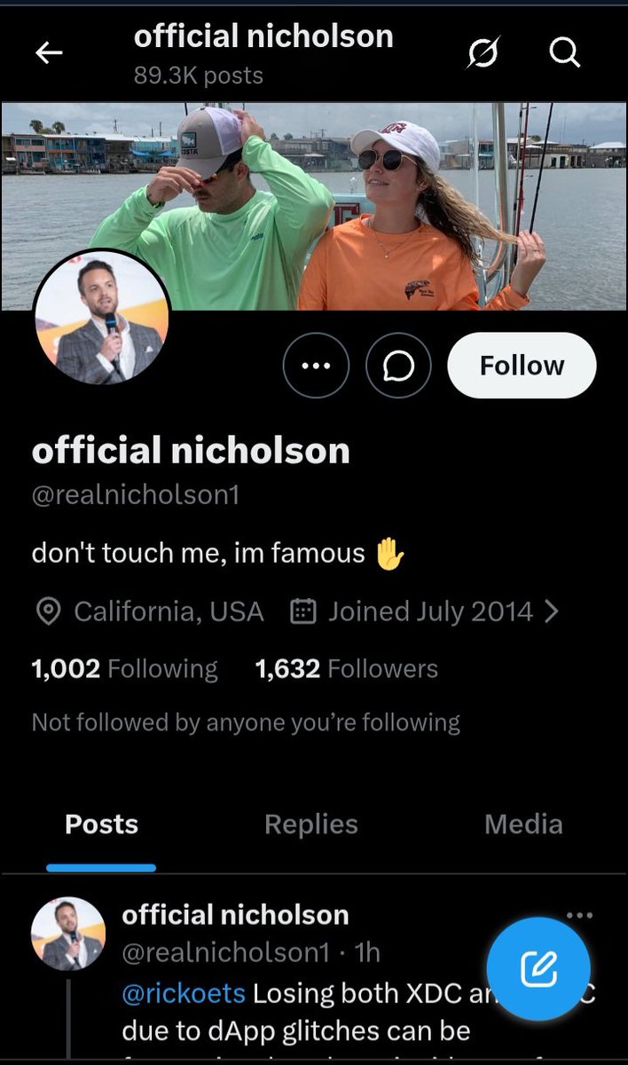 johnrees893's tweet photo. @tm1515152005 On X never take the person's front page profile as gospel,always check where the account is connected through,example posted. https://t.co/xuuiFkSCjr