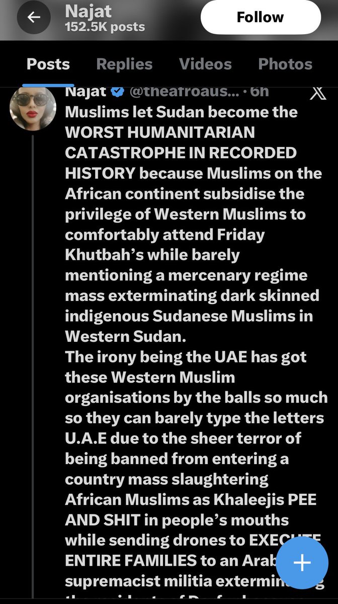 SmartRandomGuy's tweet photo. Najat has blocked me so I can’t quote her directly. She has been going on a racist bigoted Anti Kurdish tirade for past  2 days . First she falsely accused Kurds of not caring about African Muslims a grotesque generalisation of 40 million people 70% of whom are Muslim 🧵 https://t.co/DF7ARGye6e