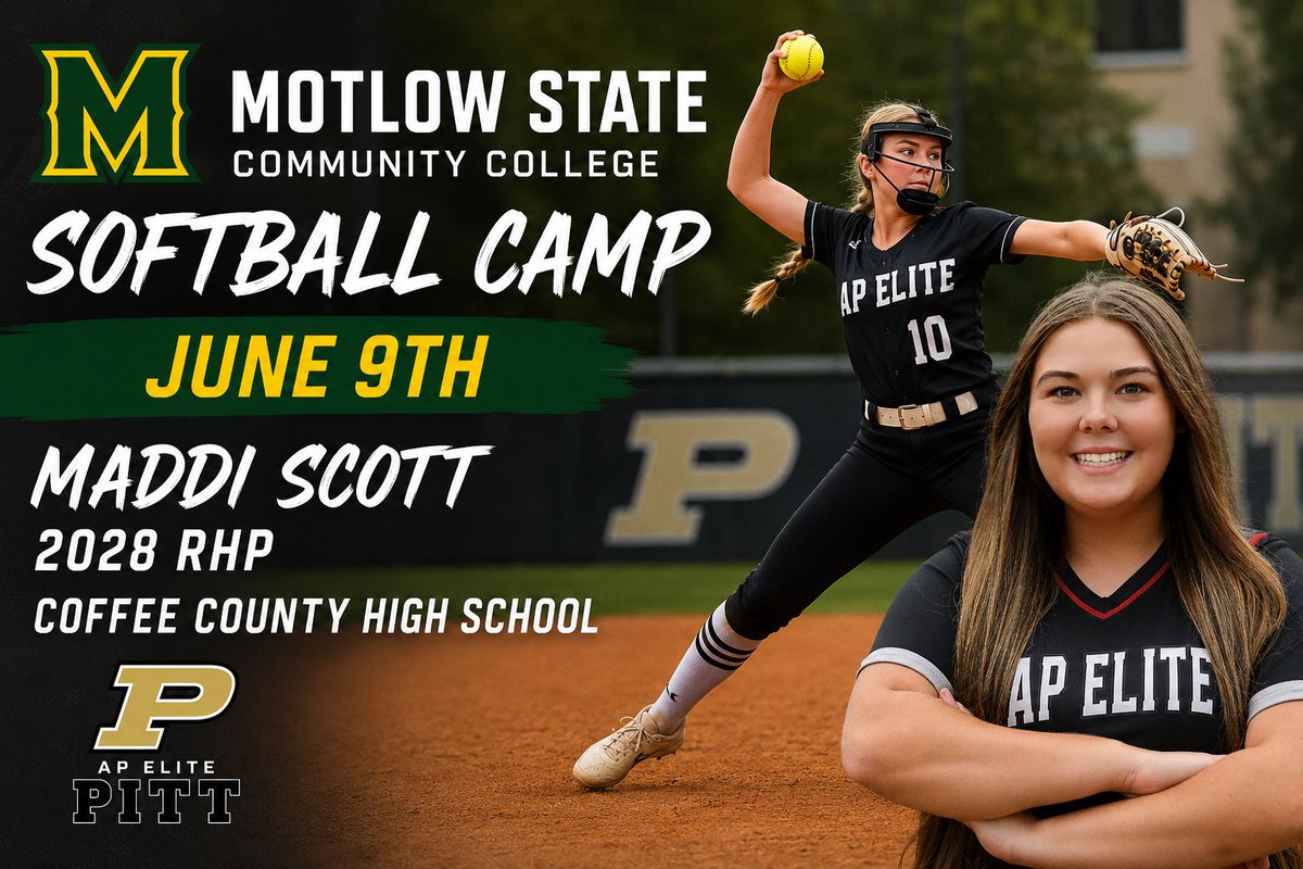 MaddiScott2028's tweet photo. Lets go camping! Can't wait to meet new friends, make connections, and be coached by my favorite ladies 🩷@Ap07Pitt @MotlowSoftball @JaniceMorey3 @MacyHam28 https://t.co/LeIxwApSYr
