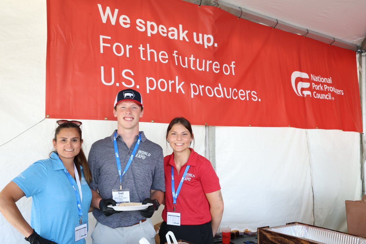 NPPC's tweet photo. Check out our booth tomorrow at @NPPCWPX to talk with subject matter experts, or swing by our hospitality tent for delicious pork!

NPPC is the global voice for the US pork industry. Let’s talk about how we work to bring reliable, high-quality pork to markets worldwide. #WPX26 https://t.co/o1uSH3fT7a