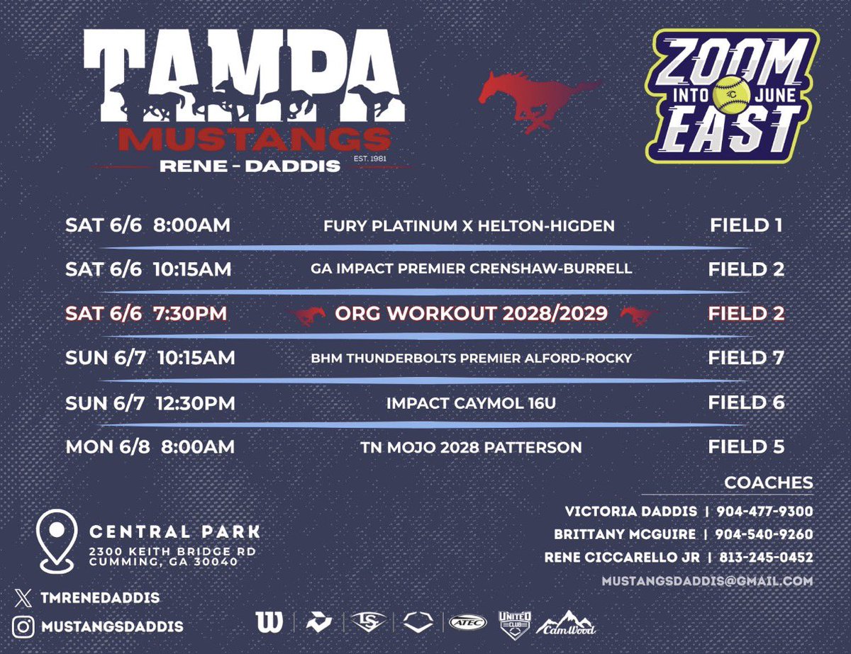 CamVickers_2028's tweet photo. π¨Summer season starts now!π¨
Got some work in before I head to Alpharetta, GA to kick off our first tournament of the summer this weekend with @TMReneDaddis ! Come out and π us play against some strong competition! πͺ #TMRD
@CoastRecruits @BallGirlSports @CoastRecruitsSB @D1ProScouts @ExtraInningSB @FastpitchAthRec @fastpitchwatch @Get2CollegAth @IHartFastpitch @LegacyLegendsS1 @los_stuff @LvlUpSportsX @MaxPreps @mmidnight1000 @PrepSoftball @gatorjack72
@SBRRetweets @SoftballDown @Softball_Home @SportPrepX @SunilSportsNews @TopPreps @TOP_D1RECRUITS @UncommittedUTR @UWAA_United @BloodLineSport1 @MustangsRene @Coach_Alameda @TCam_FSUSB @FSU_CoachWilson @CoachBBuchanan @Jamie_Trachsel @NEvansSoftball @KatieRepole @rittmanjohn @JMan4514 @CoachZack21 @coachgnickel @sdoherty46 @CoachPetikS @e_newellcoach @Coach_TMeds @CoachTaylor_W @DukeCoachYoung
@UGACoachTony @chelsw20