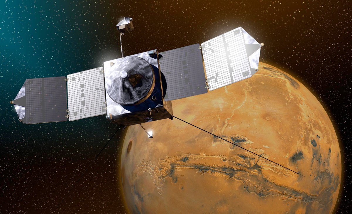 SpaceNews_Inc's tweet photo. NASA declares end to MAVEN Mars mission https://t.co/6yddZhb1qJ https://t.co/MZnZHeoCPr