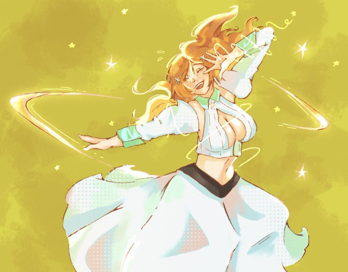 swiworm's tweet photo. magical girl orihime !! #BLEACH https://t.co/VjoSPJ57LL
