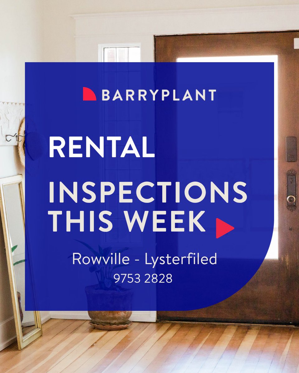 BarryPlantRow's tweet photo. Searching for a new place to call home? 
Check out our upcoming Rental Open For Inspection times here: 🔗 https://t.co/p1Q7cqfvaH  
 Be sure to plan your visit—we’d love to see you there! https://t.co/0ezx9wE0Yg