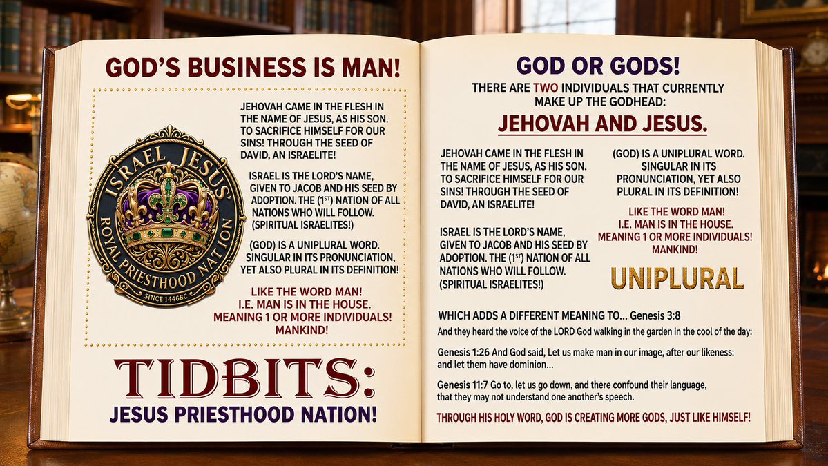 Jeshurunjake's tweet photo. @JKyalo37828 @linjieje Answer these religious questions! ⏳️
Why on a clear day is the sky blue!

How many heavens are there?

Who are the Beasts in Revelation?

Who are the two women in Revelation?

What do the 12 Gates to the Kingdom signify?

Why were Jesus and Moses the only Israelites  their age? https://t.co/gvmL2O1NEC