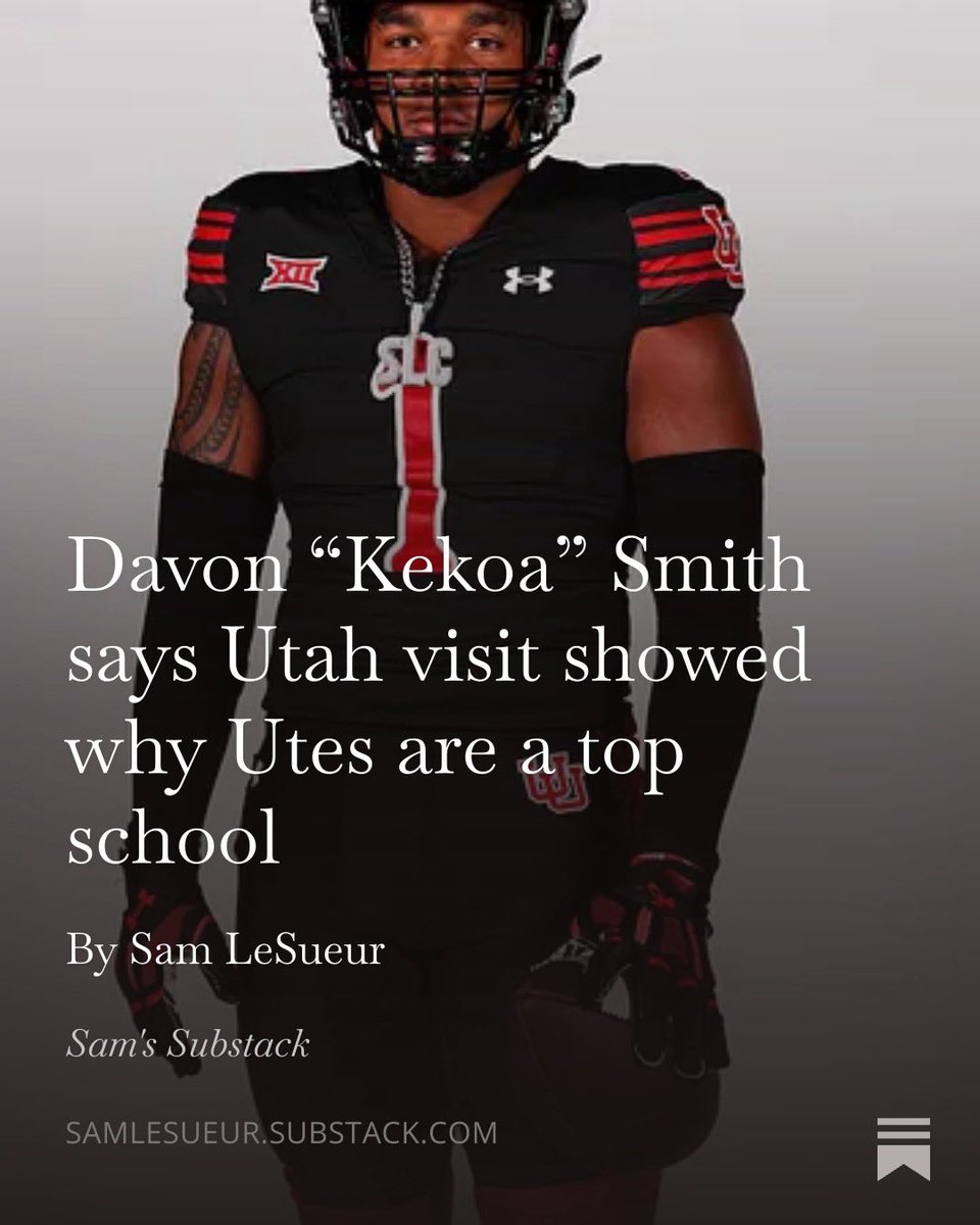 SamLeSueur's tweet photo. Takeaways from my conversation with Davon “Kekoa” Smith following his OV:

Substack: https://t.co/jf1ky8FBIJ https://t.co/qYQQX4vT9G