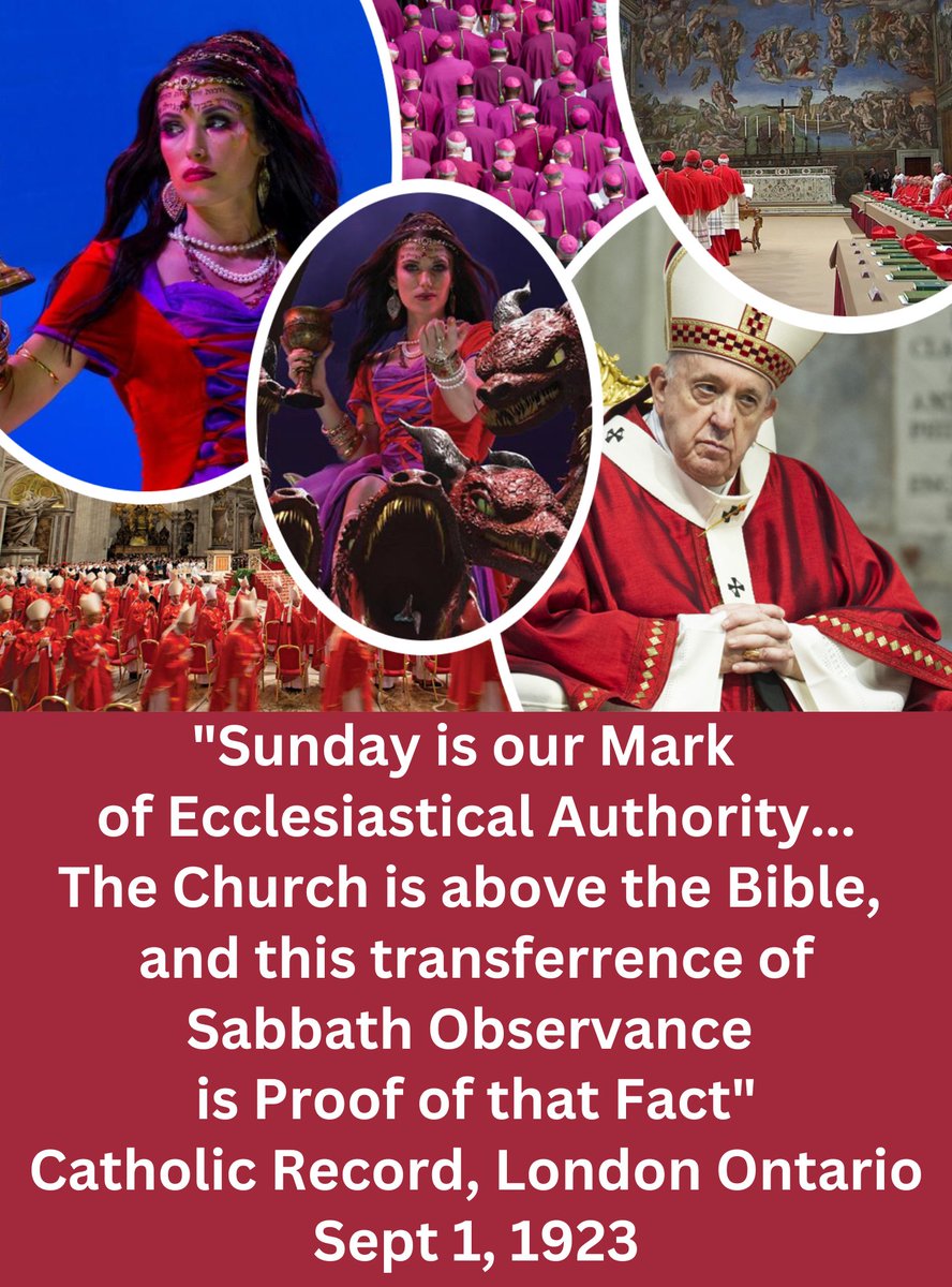 3AngelsWatchman's tweet photo. BIBLICAL WORSHIP IS KEEPING HOLY GOD'S 7TH DAY SABBATH AND COMING TOGETHER TO WORSHIP GOD AS THE REST OF THE UNIVERSE DOES

DOES NO ONE STUDY GOD'S WORD?

NKJV, Leviticus 23:3
The Sabbath
‘Six days shall work be done, but the seventh day is a Sabbath of solemn rest, a holy convocation. You shall do no work on it; it is the Sabbath of the Lord in all your dwellings.

Isaiah 66:22 “For as the new heavens and the new earth
Which I will make shall remain before Me,” says the Lord,
“So shall your descendants and your name remain.
Isaiah 66:23 And it shall come to pass
That from one New Moon to another,
And from one Sabbath to another,
All flesh shall come to worship before Me,” says the Lord.
Isaiah 66:24 “And they shall go forth and look
Upon the corpses of the men
Who have transgressed against Me.
For their worm does not die,
And their fire is not quenched.
They shall be an abhorrence to all flesh.”
