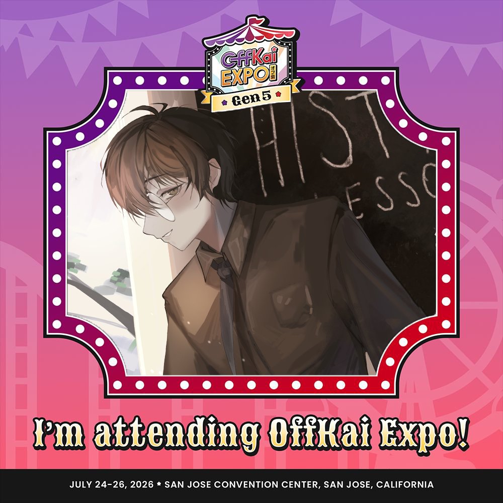 MaxForgeVT's tweet photo. Your favorite History Teacher VTuber is OFFICIALLY attending @OffKaiExpo!!!

I'll be in town from July 23rd-27th if you'd like to link up! https://t.co/NIpcpfet19