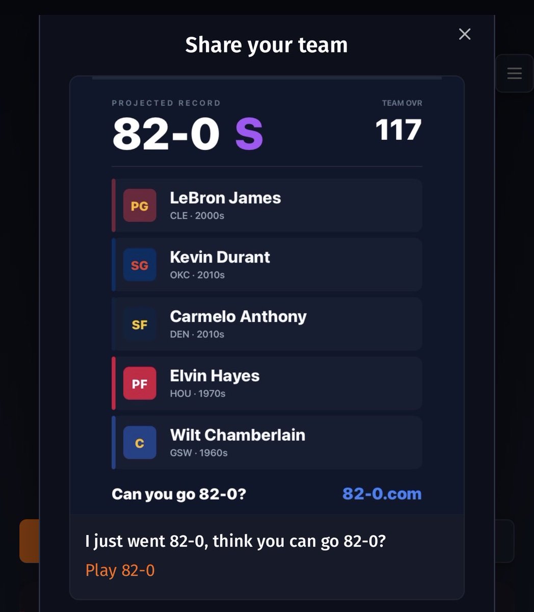 Twynss's tweet photo. @ZackBlatt 2000’s LeBron at PG is a cheat code.

I should build a website to do this with the NFL https://t.co/s2CIeHpE7j