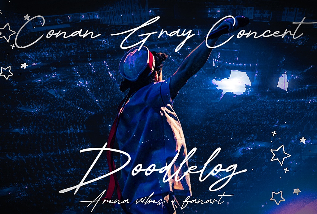 Byzartzz's tweet photo. From doodles to front-row memories! ✍️✨
Check out the full vlog and the final drawing here: https://t.co/vDMxmai3cQ
#conangray #foundheaventour #vlog #fanart #Byzahraartz #ConcertExperience #DoodleLog #vloglife #vlogger #vloggerlifestyle #conangrayfandom #concert #Concert https://t.co/S4cLSGMWxp