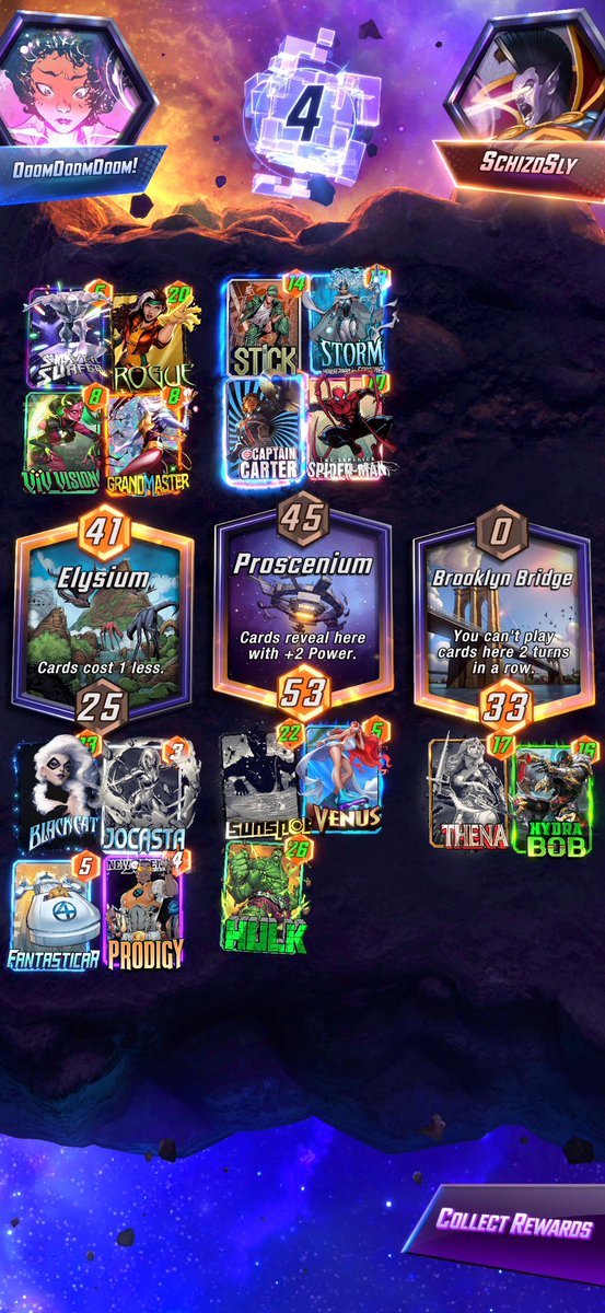 mcc1153's tweet photo. @LaurenWhatevs @SnapDecks This deck is wild. Had a few more screenshot worthy games too. I need to snap more with it though. https://t.co/Ap8KNtdSO3