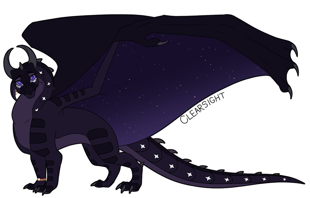 marslowellart's tweet photo. Clearsight of the NightWings #WingsofFire https://t.co/mIZmOTJaM2