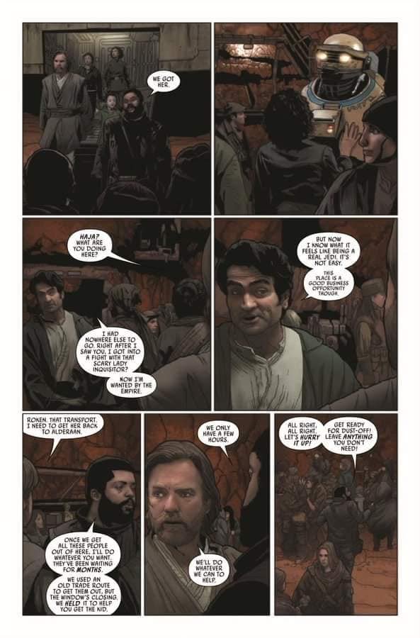 LiquidSnake311's tweet photo. @codyfux @big_cheddars @Jacob_deNobel Yeah the Vader and Star Wars mainline are bad, but the Kenobi comic from a couple years ago are almost directly shots from the show with a cartoon filter over them. https://t.co/7NYQlzaSbe