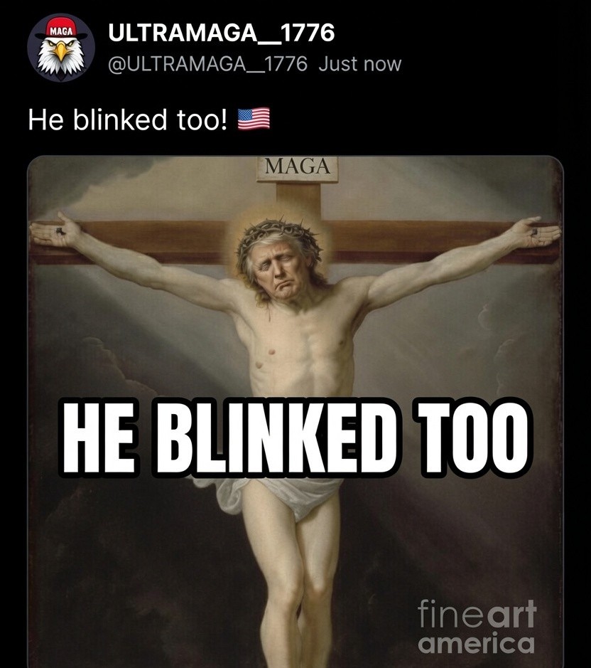 TheRealThelmaJ1's tweet photo. They're crazy on Truth Social.  How long before he retweets this? https://t.co/Lg9j5TtZvz