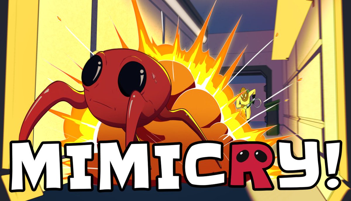 WaywardSkies_'s tweet photo. Good morning gamers!

SURPRISE!! (well two surprises actually!)

👾 Mimicry is now Mimicry! (yes with the !)
👾 Our demo just went live! 

You and up to 12 friends can play for FREE until the full release in July. 

Wishlist Mimicry today!

#indiedev #coopgame https://t.co/uqivN4iXnN