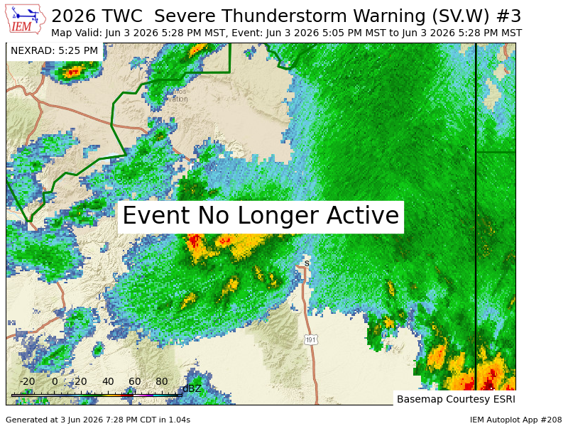 KVOAWeather's tweet photo. TWC cancels Severe Thunderstorm Warning for Graham [AZ] https://t.co/Hw2HCbAv6g https://t.co/DV4qvrTVw1