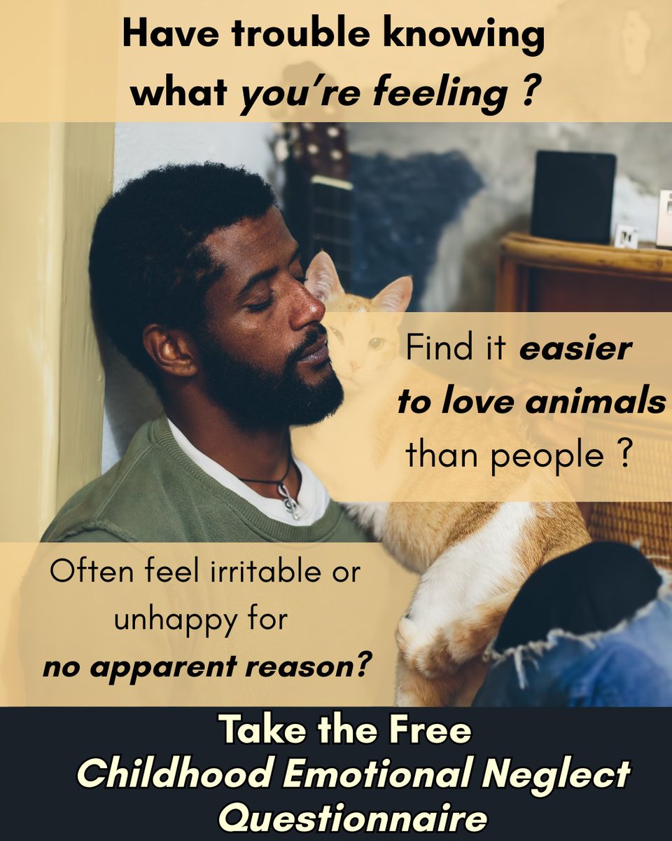 jwebbphd's tweet photo. You can take the Childhood Emotional Neglect Questionnaire for free here: https://t.co/Sih4o2bymk https://t.co/axIuERU5NK