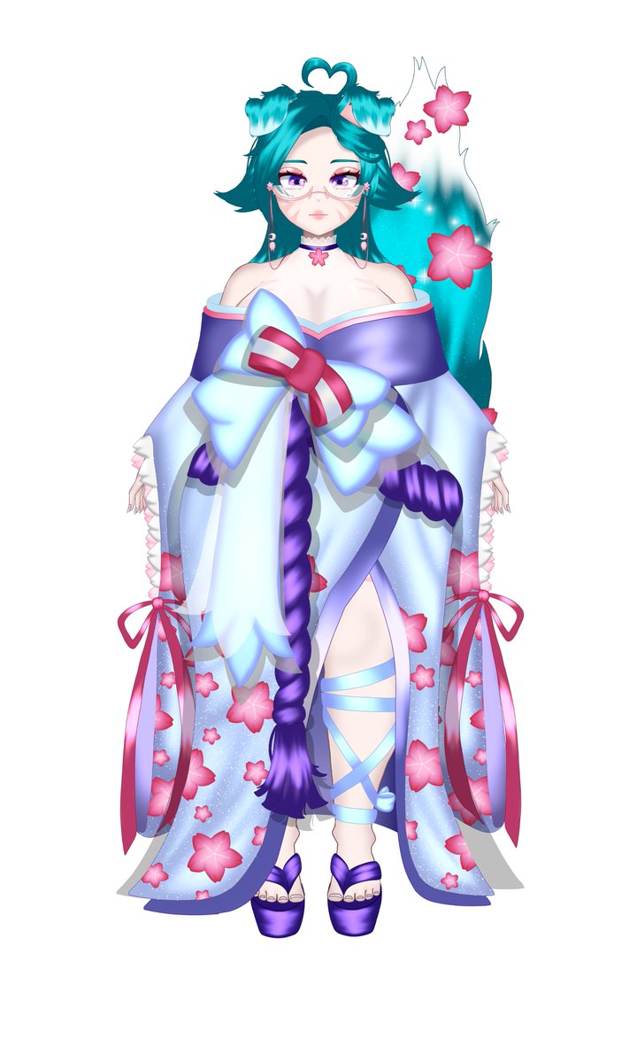 Megsakii's tweet photo. Design VS. Vtuber Model~ (づ｡◕‿‿◕｡)づ https://t.co/uwPEGBLCnf