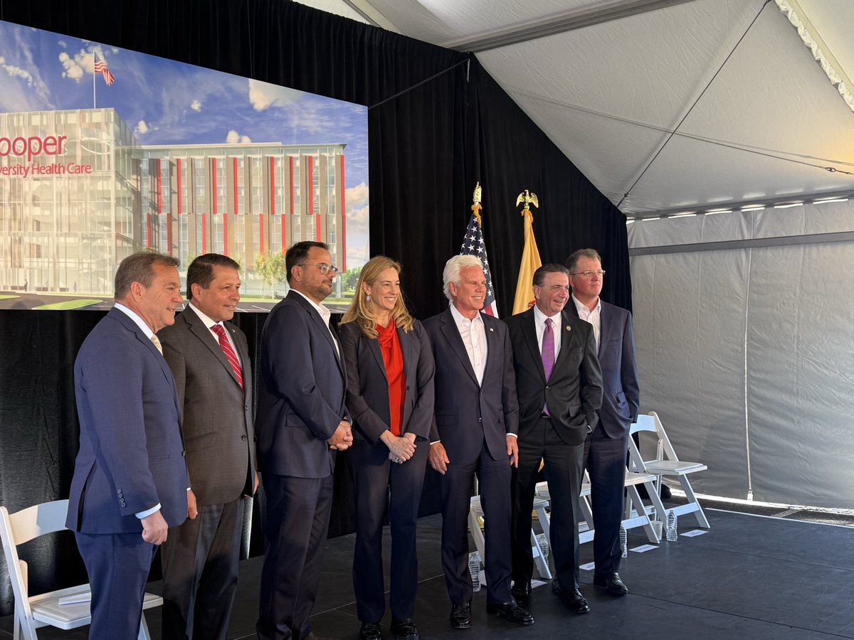 Cody_D_Miller's tweet photo. A big win for South Jersey and the 4th District. Proud to join community leaders for Cooper University Health Care’s announcement of a new $300 million medical campus in Gloucester Township.

This investment will bring more outpatient and specialty care closer to where people live and work while expanding appointment options outside traditional work hours, making it easier for working families to access care without taking time off from work. That’s what meeting people where they are looks like.