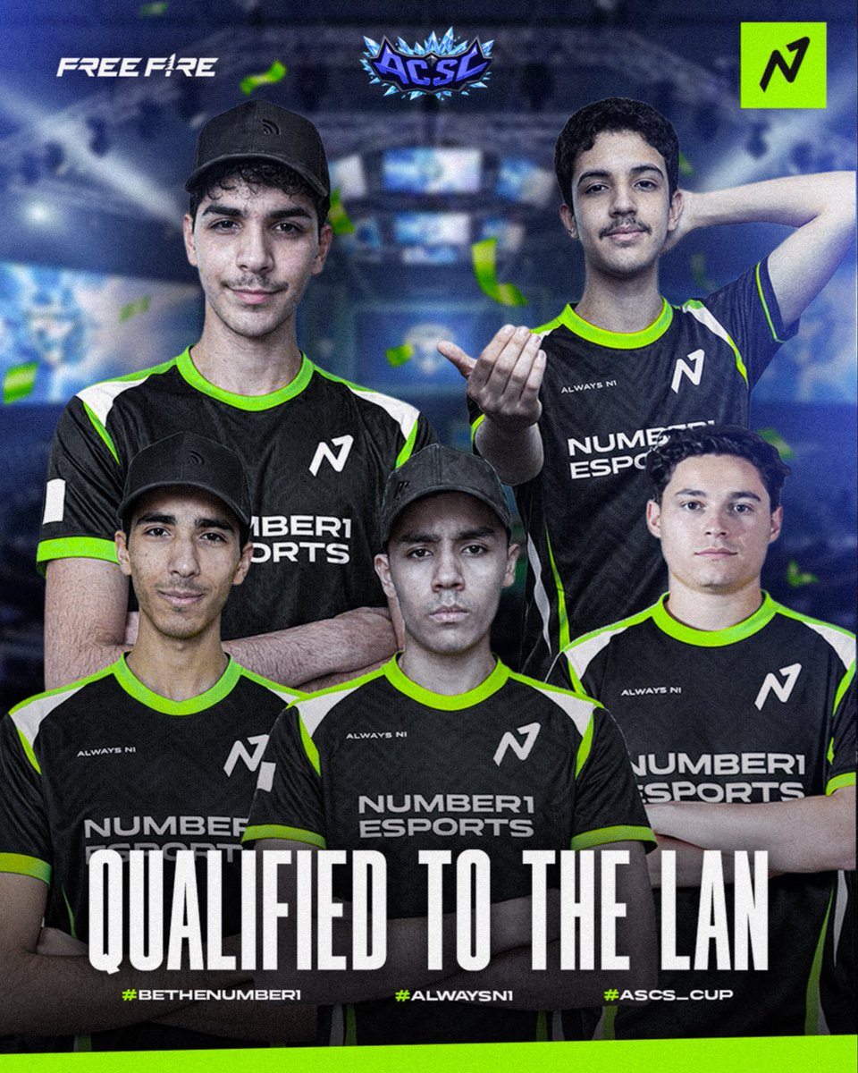 Number1Esports's tweet photo. Our team has deservedly qualified for the ACSL Cup semi-finals, which will be played in Algiers after the Baccalaureate exams. See you there! 😉💚

تأهل فريقنا بجدارة الى نصف النهائي لبطولة ACSL CUP الذي سيُلعب في الجزائر العاصمة بعد اسبوع الباكالوريا نراكم هناك 😉💚

#AlwaysN1 https://t.co/IXncBNeHGm