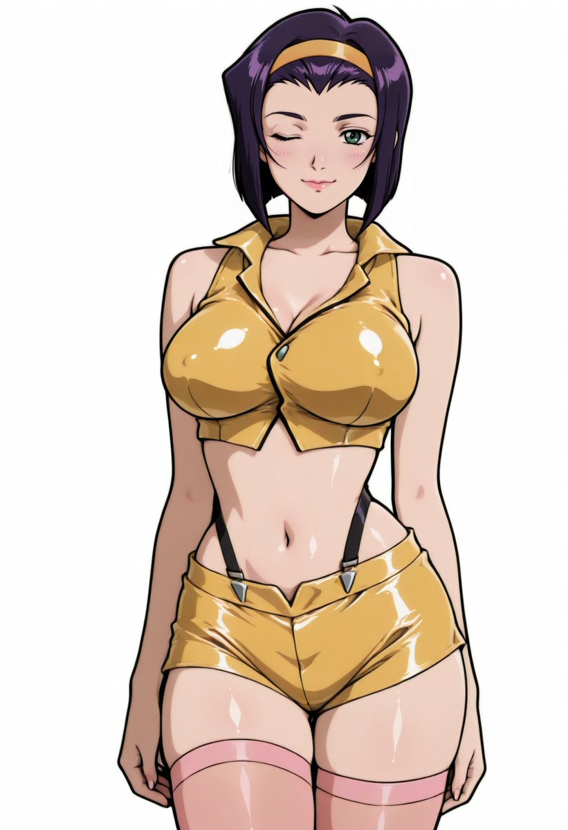 Goonixalpha's tweet photo. Faye Valentine [Cowboy Bebop] #FayeValentine #CowboyBebop #TheBebop #BountyHunter #RedTail #Woolongs #SeeYouSpaceCowboy #Faye https://t.co/X2qwpScIp3