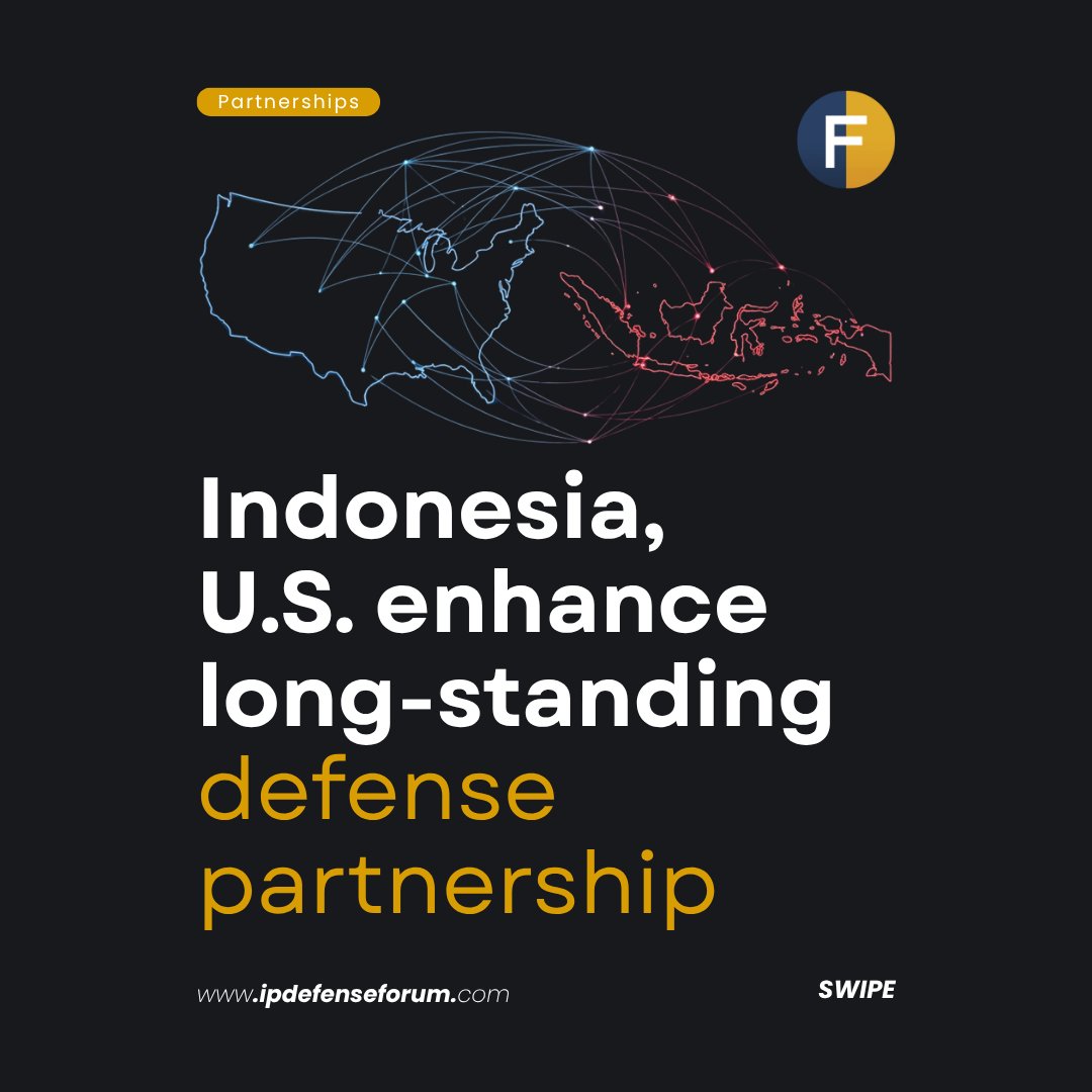 IPDefenseForum's tweet photo. Indonesia and the United States Major Defense Cooperation Partnership follows more than 75 years of diplomatic relations between Indonesia and the U.S. and builds upon about 170 joint annual drills.

The new partnership is underpinned by three pillars:
1/5 https://t.co/ABRu65gNrX